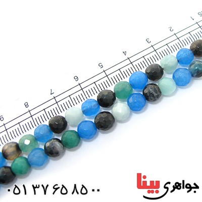 تسبیح چند جواهر 101 دانه ای عقیق و کوارتز و جید درجه یک با رنگ بندی خاص _کد:9134