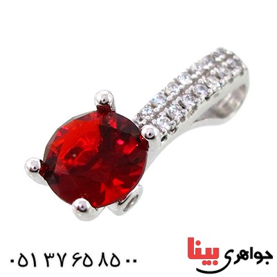 گردنبند ابسیدین قرمز خوشرنگ زنانه مدل ملینا _کد:9140