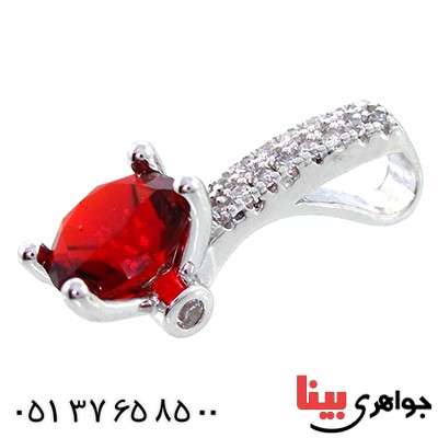گردنبند ابسیدین قرمز خوشرنگ زنانه مدل ملینا _کد:9140