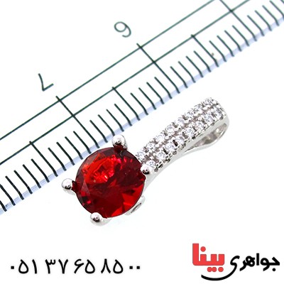 گردنبند ابسیدین قرمز خوشرنگ زنانه مدل ملینا _کد:9140