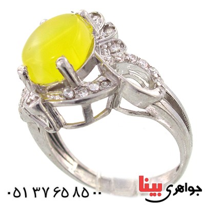 انگشتر عقیق شرف الشمس زنانه مدل شراره _کد:9150