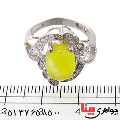 انگشتر عقیق شرف الشمس زنانه مدل شراره _کد:9150