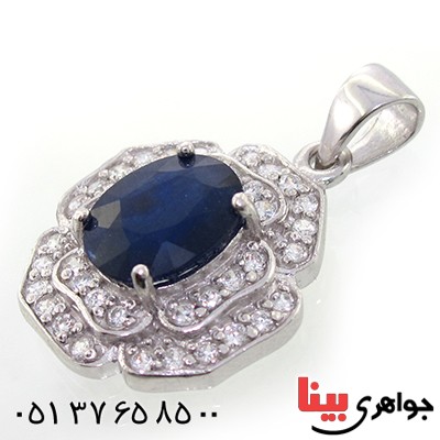 گردنبند یاقوت کبود مرغوب زنانه رادیوم لوکس مدل فاخر _کد:9193