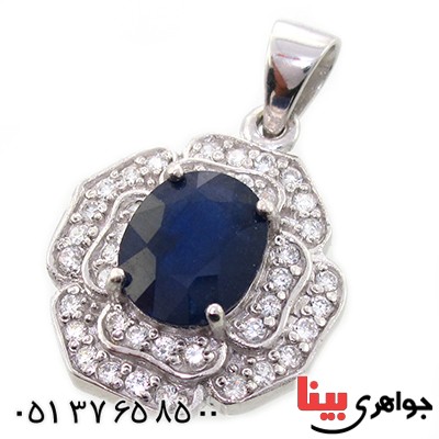 گردنبند یاقوت کبود مرغوب زنانه رادیوم لوکس مدل فاخر _کد:9193