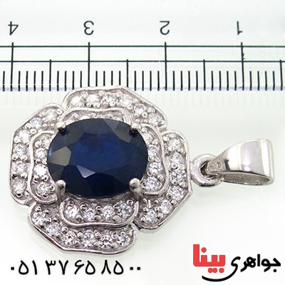 گردنبند یاقوت کبود مرغوب زنانه رادیوم لوکس مدل فاخر _کد:9193