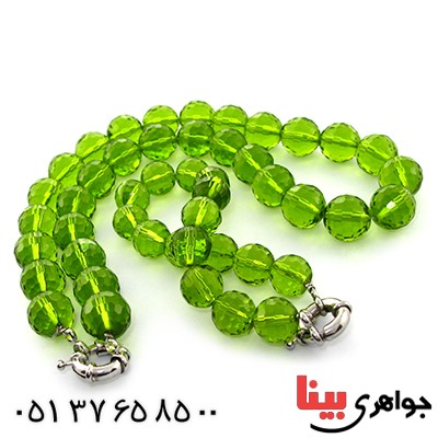 سرویس کریستالی سبز سوارسکی اصل زنانه طرح زبرجد درشت _کد:9220