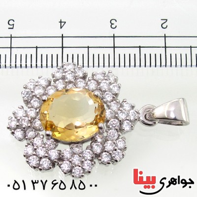 گردنبند سیترین زنانه رادیوم لوکس مدل نینا _کد:9221