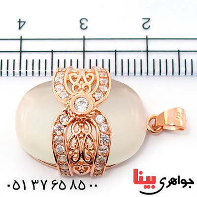 گردنبند چشم گربه زنانه مدل پاپیون _کد:9235