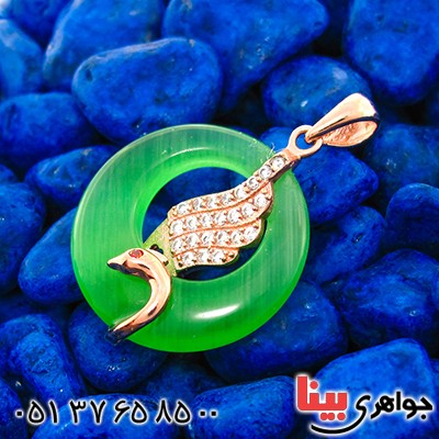 گردنبند چشم گربه زنانه مدل قوی زیبا _کد:9242