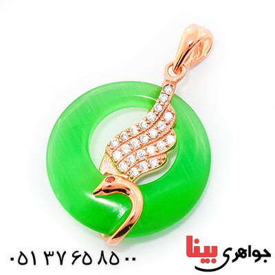 گردنبند چشم گربه زنانه مدل قوی زیبا _کد:9242