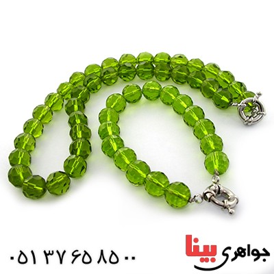 سرویس کریستالی سبز سوارسکی اصل زنانه طرح زبرجد _کد:9247