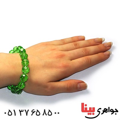 سرویس کریستالی سبز سوارسکی اصل زنانه طرح زبرجد _کد:9247
