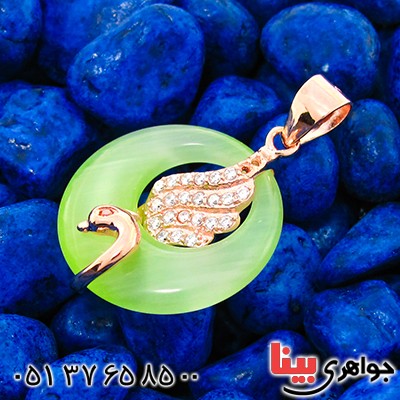 گردنبند چشم گربه زنانه مدل قوی شیک _کد:9255