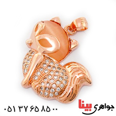گردنبند چشم گربه زنانه مدل ملوس _کد:9258