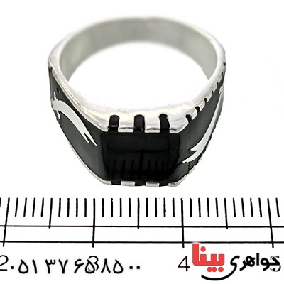 انگشتر نقره مردانه مدل ذوالفقار _کد:9271