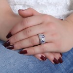 مرغوب زنانه مانی ایتالیایی مدل گل _کد:9289