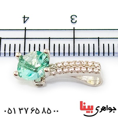 گردنبند سوارسکی عالی زنانه طرح توپاز مدل ویدا _کد:9328