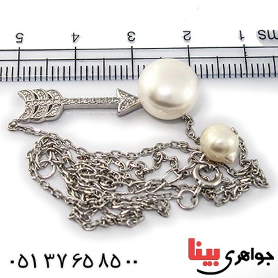سینه ریز مروارید درجه یک زنانه مدل تیر و هدف _کد:9334