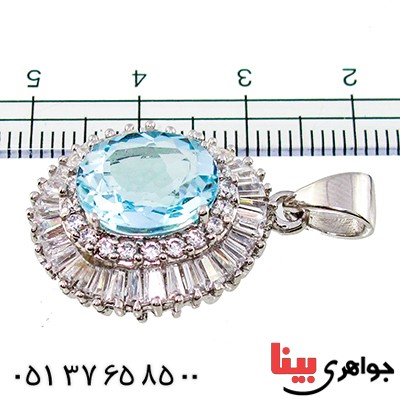 گردنبند توپاز زنانه رادیوم لوکس _کد:9339
