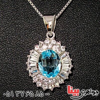 گردنبند توپاز زنانه رادیوم لوکس _کد:9341
