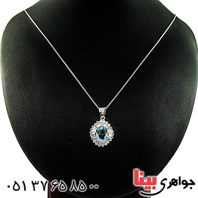 گردنبند توپاز زنانه رادیوم لوکس _کد:9341