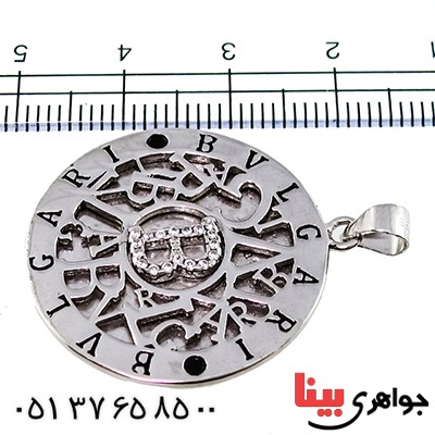 گردنبند نقره برند BVLGARI درشت _کد:9342