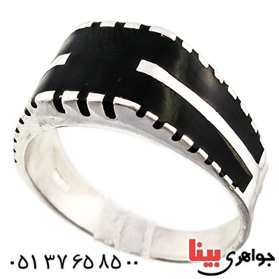 انگشتر نقره مردانه مدل کلاسیک _کد:9386
