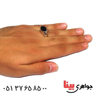 انگشتر میناکاری مردانه مدل آرمین _کد:9387