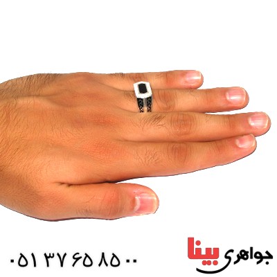 انگشتر میناکاری مردانه مدرن _کد:9391