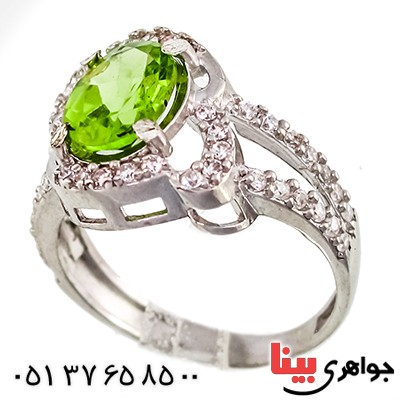 انگشتر زبرجد زنانه مدل تانیا _کد:9410