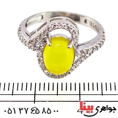 انگشتر عقیق شرف الشمس زنانه مدل الیا _کد:9422