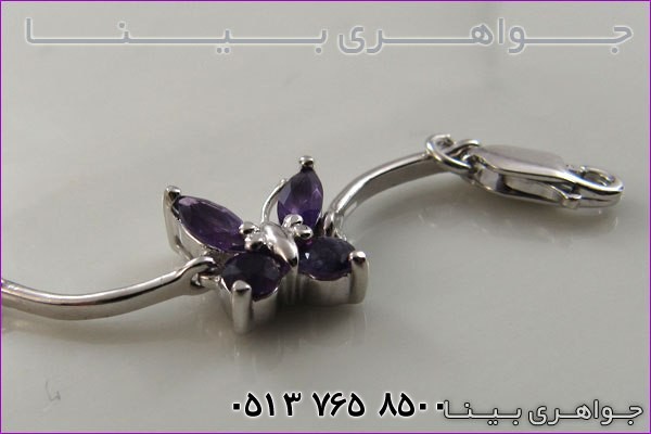 دستبند آمتیست پروانه