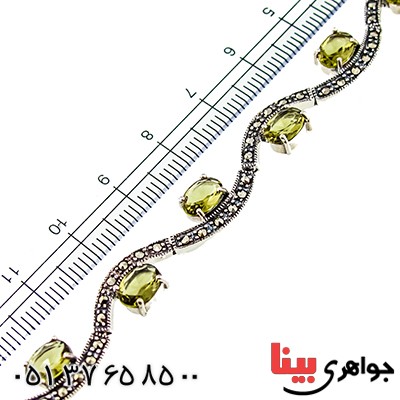دستبند زبرجد زنانه مارکازیت هانگ مدل نگار _کد:9483
