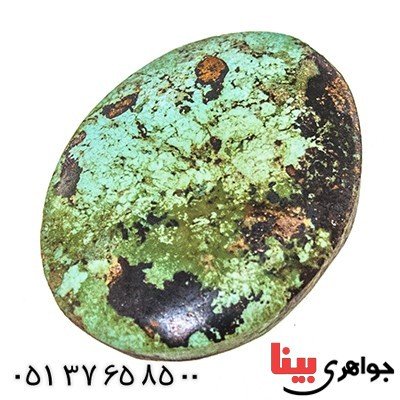 نگین انگشتر فیروزه نیشابوری شجری مناسب سنگ درمانی _کد:9514
