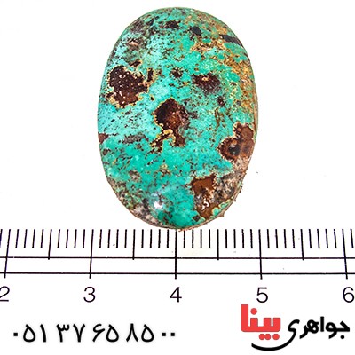 نگین انگشتر فیروزه نیشابوری شجری مناسب سنگ درمانی _کد:9521