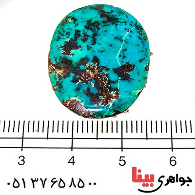 نگین انگشتر فیروزه نیشابوری شجری مناسب سنگ درمانی _کد:9523