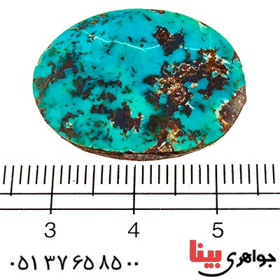 نگین انگشتر فیروزه نیشابوری شجری مناسب سنگ درمانی _کد:9523