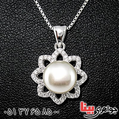 گردنبند مروارید مرغوب زنانه رادیوم لوکس مدل ستاره _کد:9536