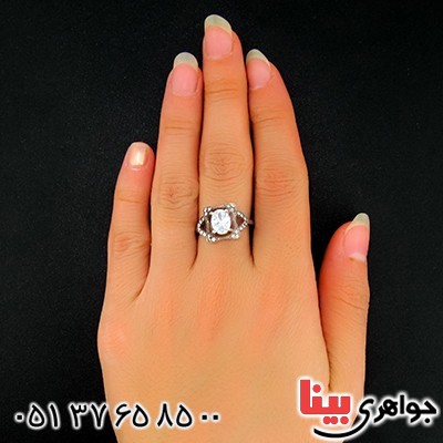 انگشتر کوارتز زنانه مدل رخشان _کد:9549