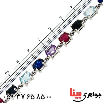 دستبند چند جواهر درجه یک زنانه رادیوم لوکس شکیل _کد:1344