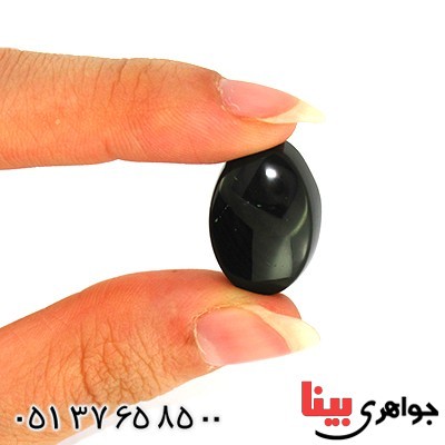 نگین انگشتر عقیق یمنی جزع یمانی درشت خوشرنگ بیضی _کد:9555