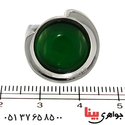 انگشتر سنگ ماه (مون استون) زنانه swatch سوئیسی سایز57 _کد:9614