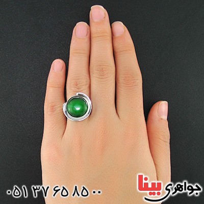 انگشتر سنگ ماه (مون استون) زنانه swatch سوئیسی سایز57 _کد:9614