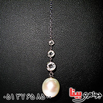 سینه ریز مروارید درجه یک زنانه رودیوم لوکس بلند مجلسی _کد:9615