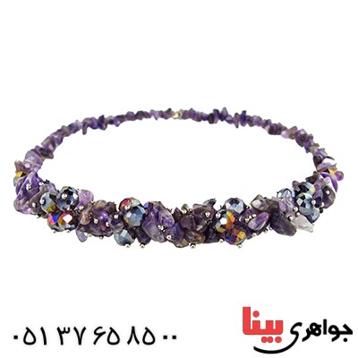 سینه ریز آمتیست سنگ درمانی سایز مدیوم _کد:9645
