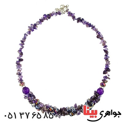 سینه ریز آمتیست سنگ درمانی سایز مدیوم _کد:9645