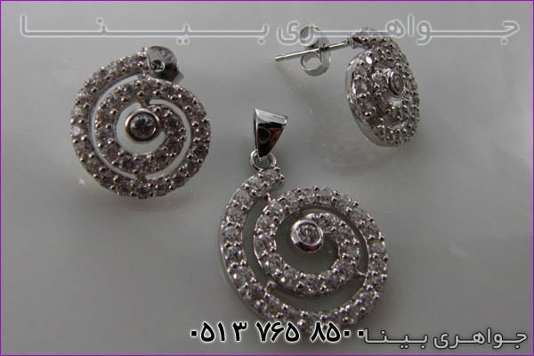 سرویس نقره طرح پیچ
