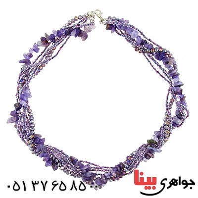 سینه ریز آمتیست سنگ درمانی سایز Larg _کد:9651