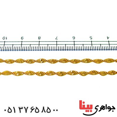زنجیر زنانه مدل پیچ 40 سانتی _کد:9668