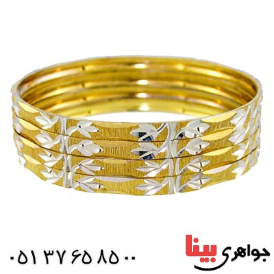 النگو زنانه آب طلا درجه یک چهار تایی _کد:9673